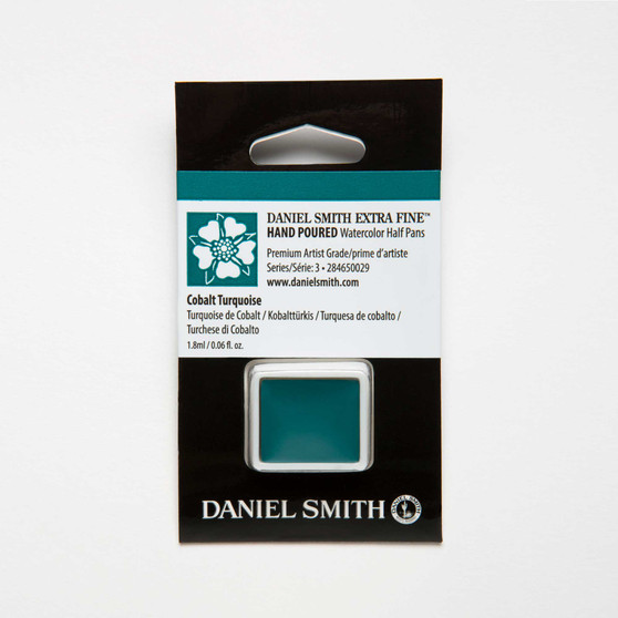 Daniel Smith Watercolor 1/2 Pan Cobalt Turquoise