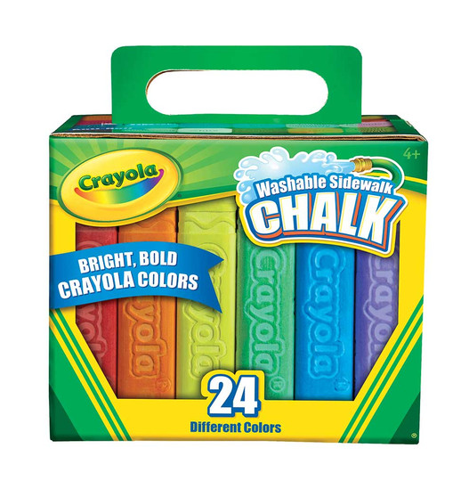 Crayola Sidewalk Chalk Set of 24 Washable Colors