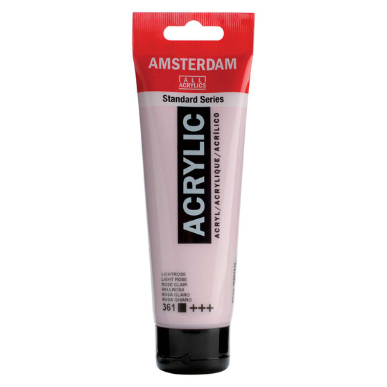 Amsterdam Acrylic 120ml Tube Light Rose