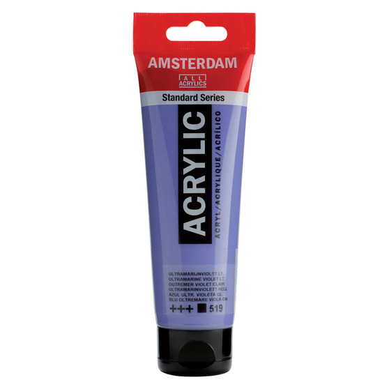 Amsterdam Acrylic 120ml Tube Ultramarine Violet Light