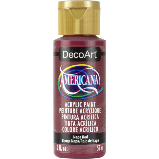 DecoArt Americana Acrylic 2oz Napa Red