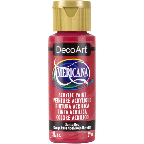 DecoArt Americana Acrylic 2oz Santa Red