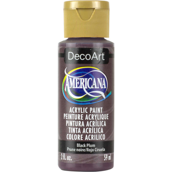 DecoArt Americana Acrylic 2oz Black Plum