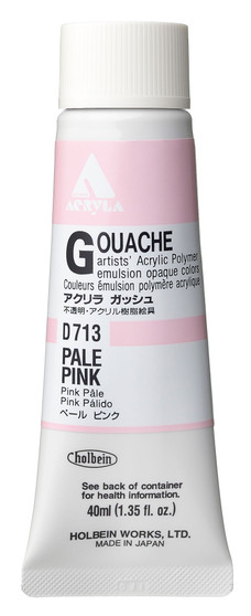 Holbein Acryla Gouache 40ml Pale Pink