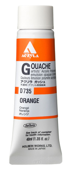 Holbein Acryla Gouache 40ml Orange