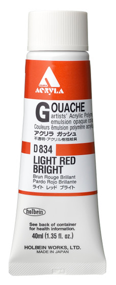 Holbein Acryla Gouache 40ml Light Red Bright