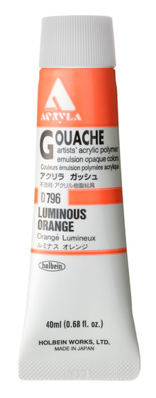 Holbein Acryla Gouache 40ml Luminous Orange