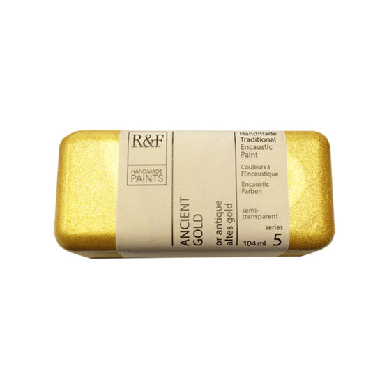 R&F Encaustic Paint 104ml Ancient Gold