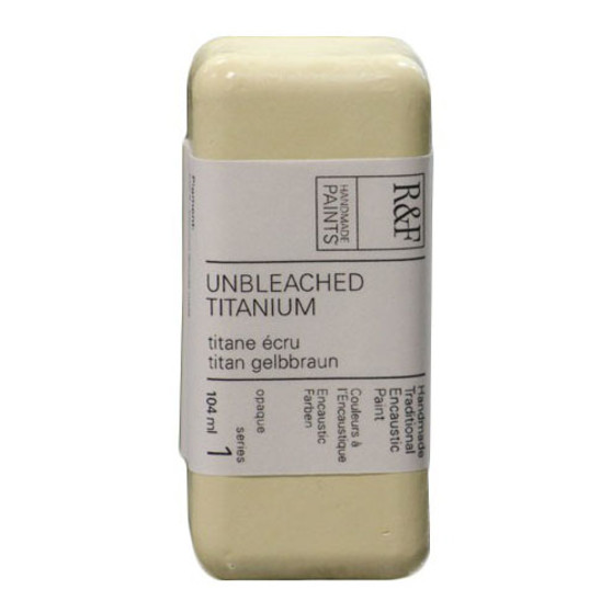 R&F Encaustic Paint 104ml Unbleached Titanium