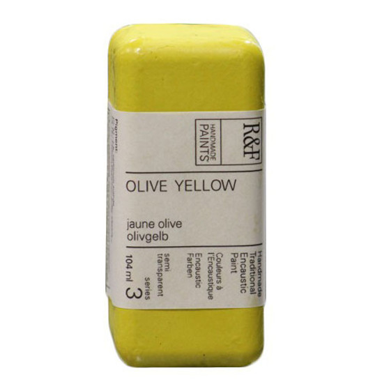 R&F Encaustic Paint 104ml Olive Yellow