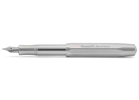 Kaweco AL Sport Fountain Pen RAW (aluminum) Fine Nib