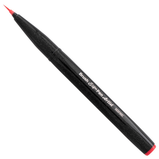 Pentel Sign Pen Micro Brush Red
