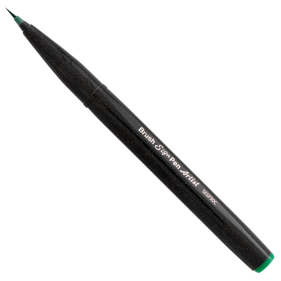 Pentel Sign Pen Micro Brush Green