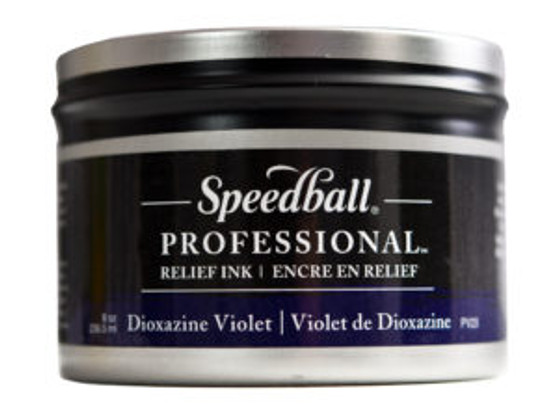 Speedball Professional Relief Ink 8oz Dioxazine Violet