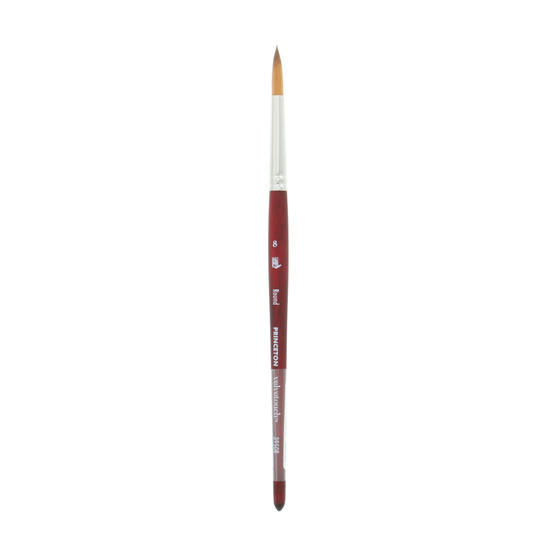 Princeton Brush Velvetouch Mixed Media 3950 series Round size 8