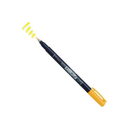 Tombow Fudenosuke Colors Brush Pen Yellow