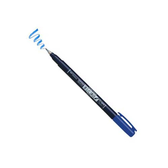 Tombow Fudenosuke Colors Brush Pen Blue