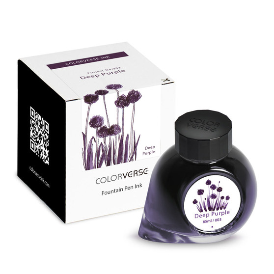 ColorVerse Fountain Pen Project Ink 65ml Bottle Deep Purple