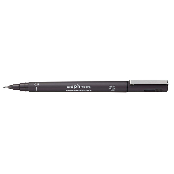 uni Pin Fineliner 05 Dark Grey