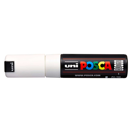 POSCA Paint Marker PC-7M Broad Bullet Tip White