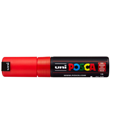 POSCA Paint Marker PC-7M Broad Bullet Tip Red