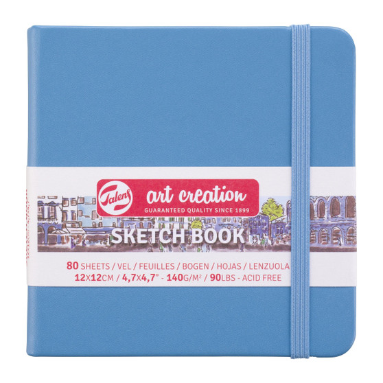 Talens Art Creation Sketchbook Lake Blue Square 12cmx12cm