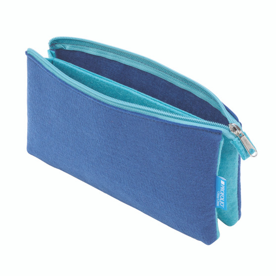 Itoya Midtown Pouch 4X7" Blue/Lagoon