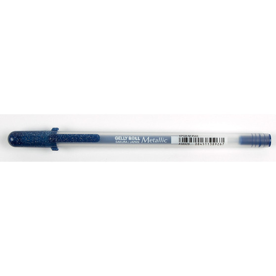 Sakura Gelly Roll Pen Metallic Blue/Black