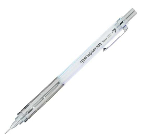 Pentel GraphGear 300 Mechanical Pencil .7mm White