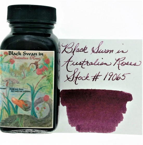 Noodler's Fountain Pen Ink 3oz Black Swan in Australian Roses