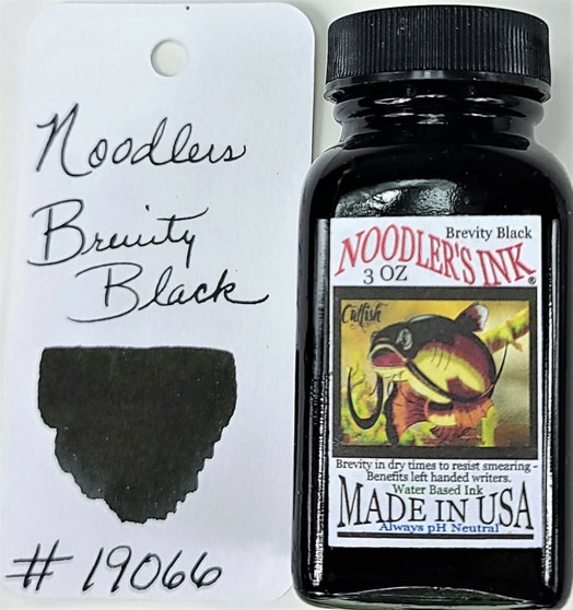 Noodler's Fountain Pen Ink 3oz Brevity Black