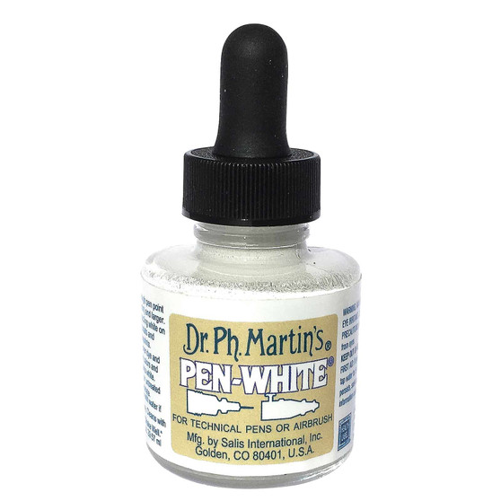 Dr. Ph. Martin's Pen White Ink 1oz