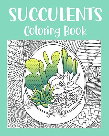 Succulents Coloring Book