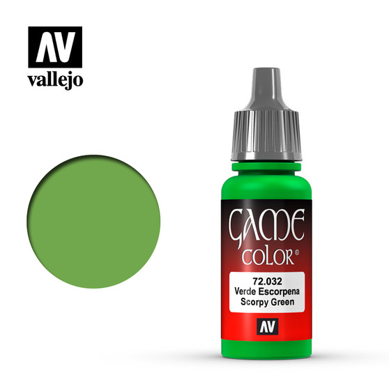 Vallejo Game Color Acrylic 17ml Scorpy Green