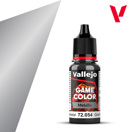 Vallejo Game Color Acrylic 17ml Gunmetal