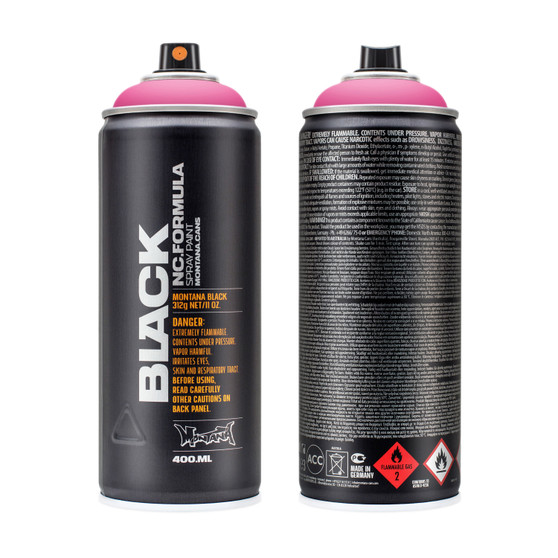 Montana Black High-Pressure Spray Paint Can Pink Panther