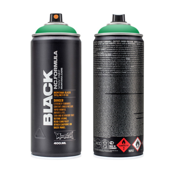 Montana Black High-Pressure Spray Paint Can Woodstock