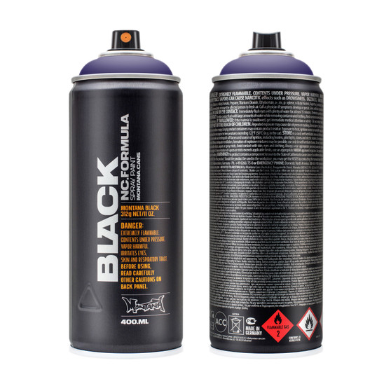 Montana Black High-Pressure Spray Paint Can Power Violet