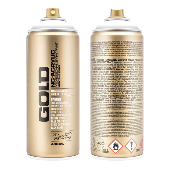 Montana GOLD Spray Paint Shock White Pure