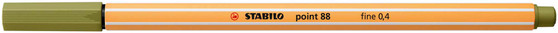 Stabilo Pen 88 Fineliner Mud Green