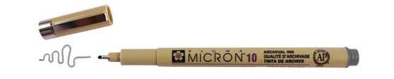 Sakura Pigma Micron Pen 10 Dark Grey