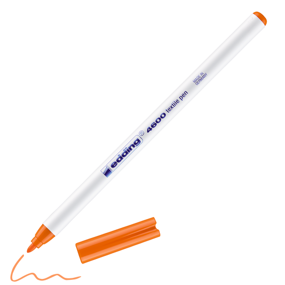 edding 4600 Textile Pen Orange