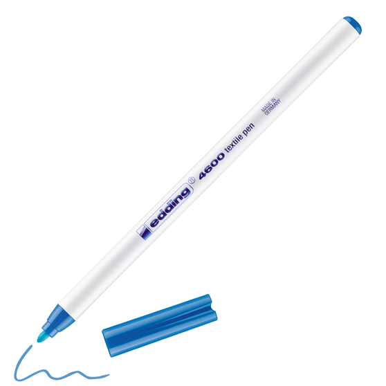 edding 4600 Textile Pen Light Blue