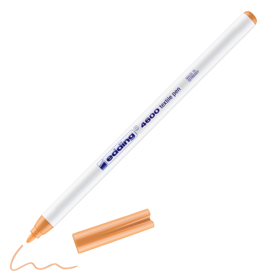 edding 4600 Textile Pen Light Orange