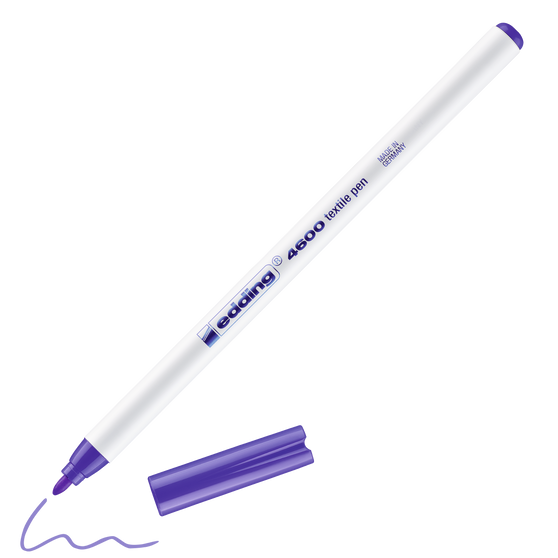 edding 4600 Textile Pen Neon Violet