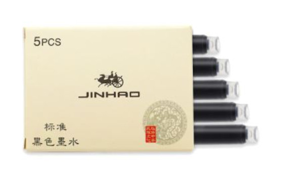 Jinhao Ink Cartridges Black 5 Pack