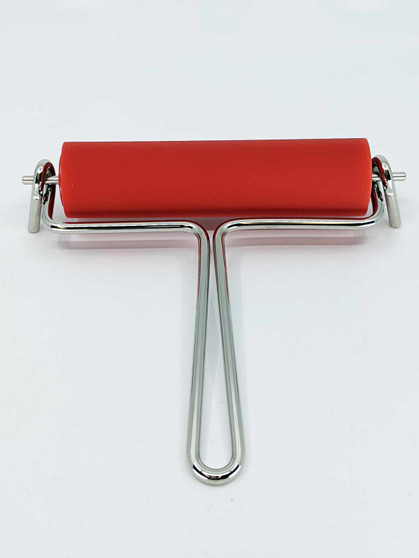 ABIG Brayer Inking Roller 120mm Wide with Wire Handle