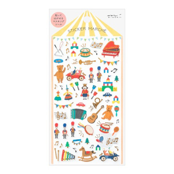 Midori Sticker Marche Toy