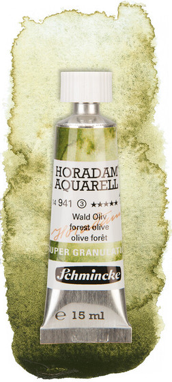 Schmincke Horadam Supergranulating Watercolor 15ml Tube Forest Olive Schmincke Horadam Supergranulating Watercolor 15ml Tube Forest Olive
