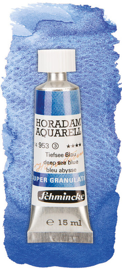 Schmincke Horadam Supergranulating Watercolor 15ml Tube Deep Sea Blue